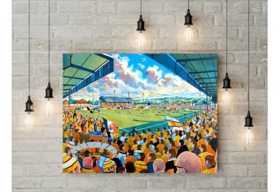 Wheldon Road Stadium Fine Art Canvas - Castleford Tigers Rugby League